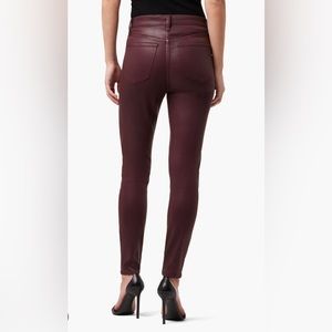 Joe’s Jeans Charlie High rise skinny ankle jeans sz 32 Merlot coated